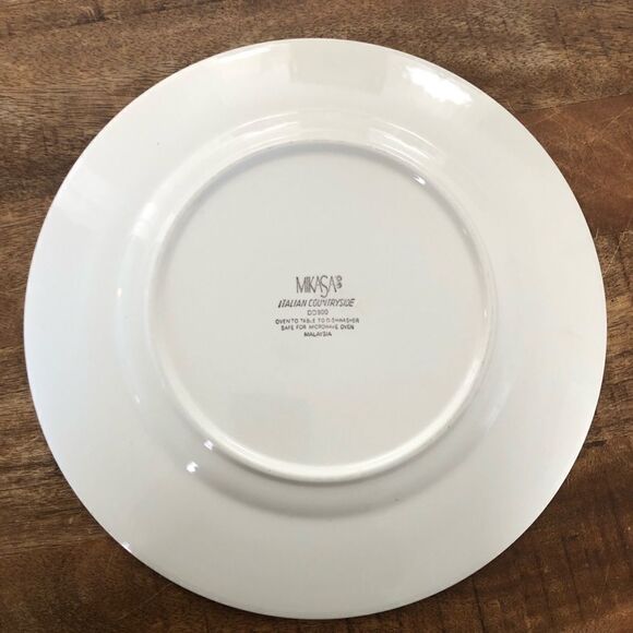 Mikasa Italian Countryside creamy off white platter chop plate Charger 12.5” - Picture 3 of 4